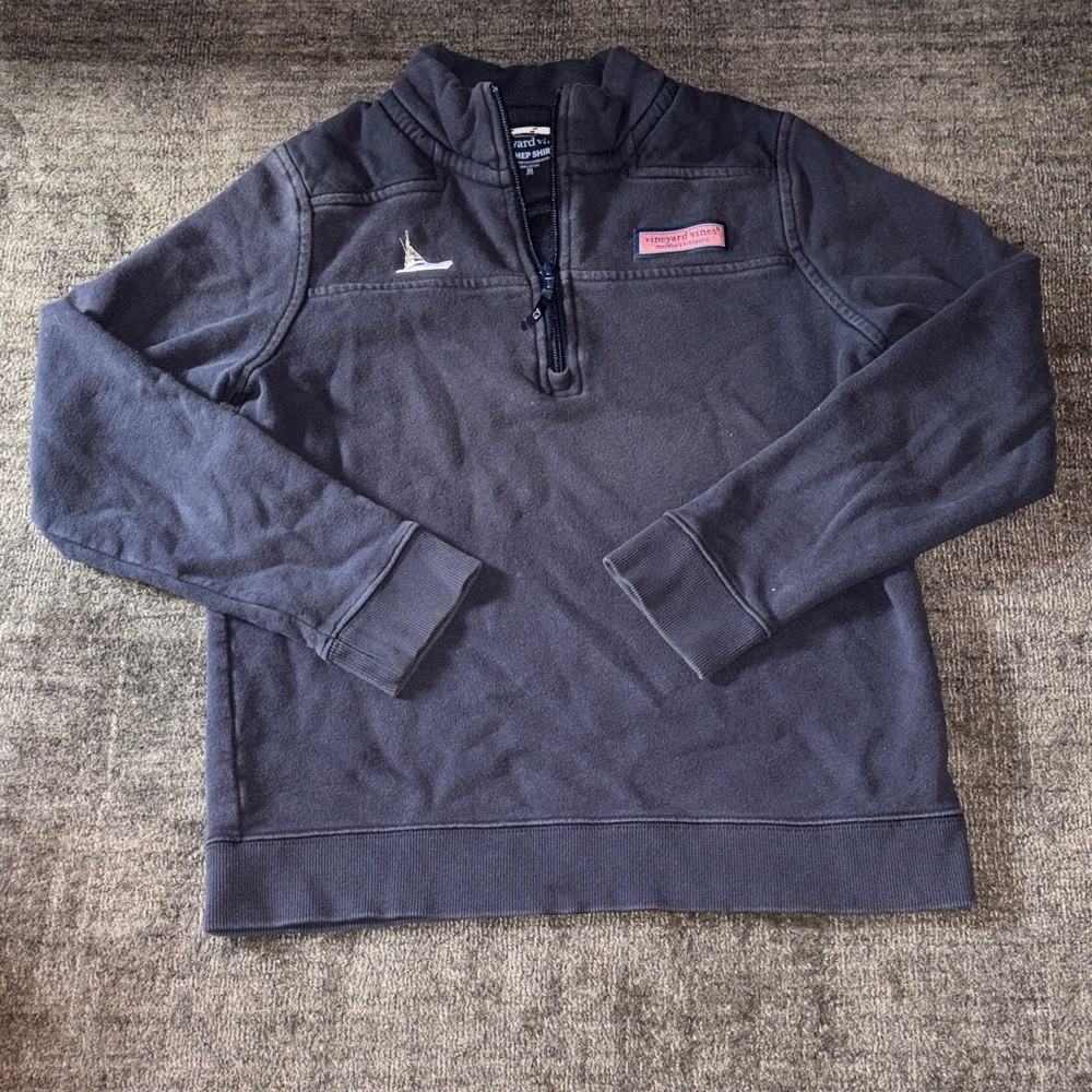 Vineyard Vines Boy’s Navy Shep Shirt Ocean Reef